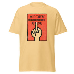 x coluche campagne 1981 "foutre au cul"
